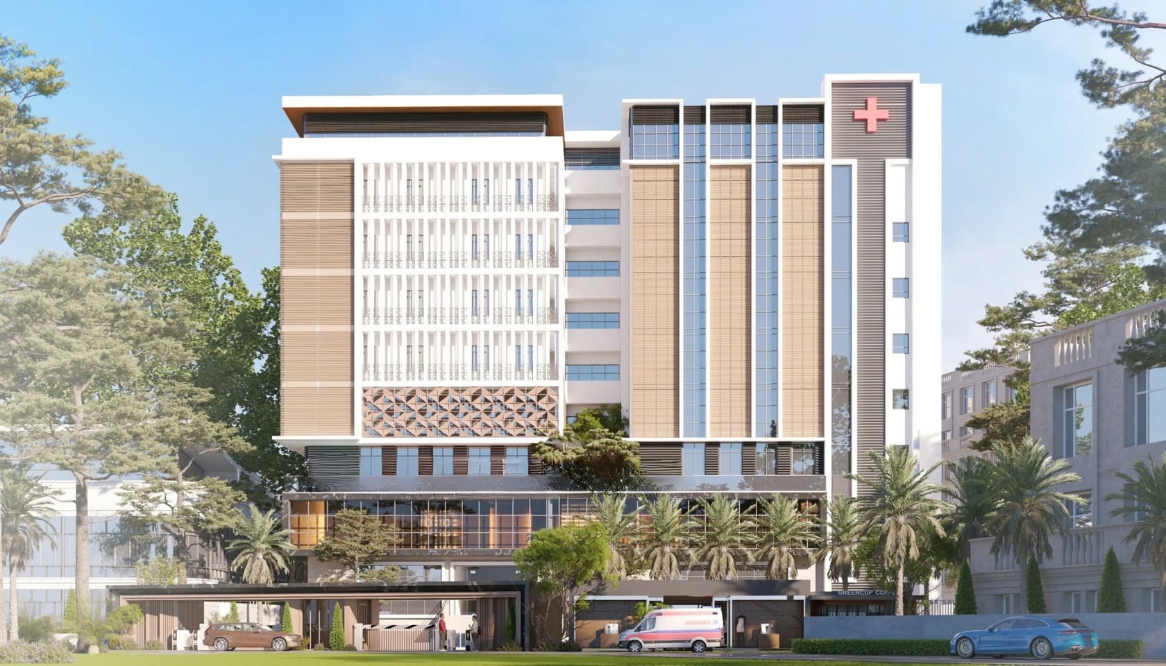 Toà nhà Bệnh viện Đa khoa Đức Minh