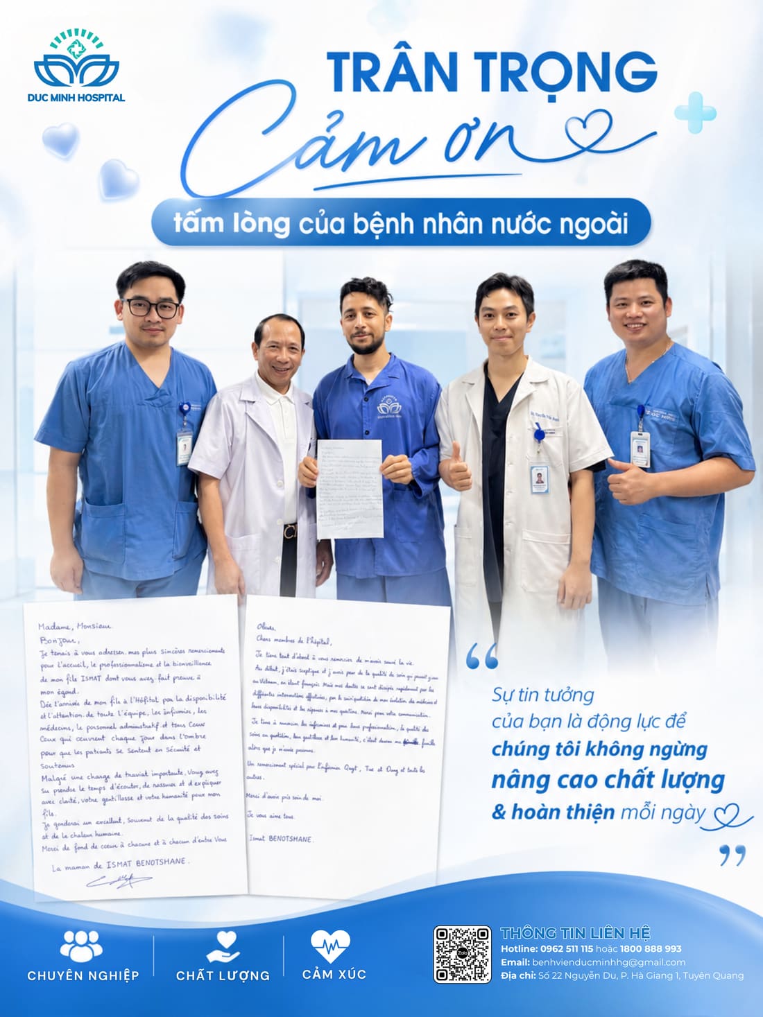 Những lời tri ân vượt qua khoảng cách ngôn ngữ