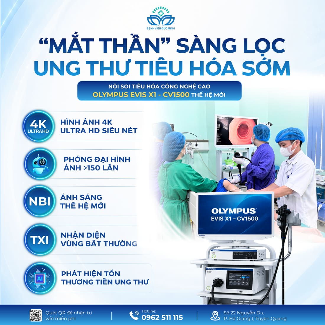 Nội soi tiêu hoá công nghệ cao — “Mắt thần” sàng lọc ung thư tiêu hoá sớm