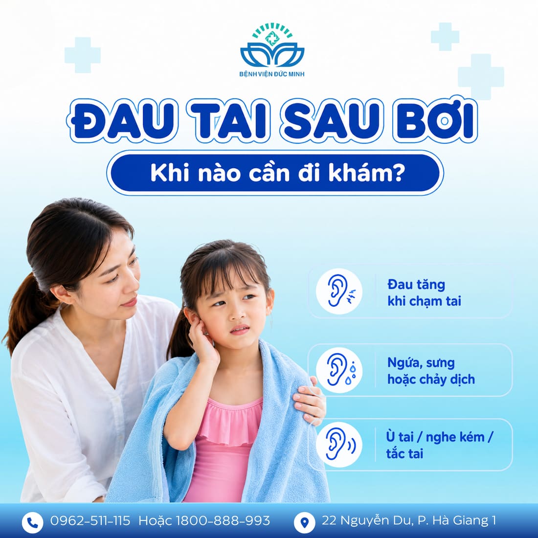 Đi bơi xong thấy đau tai? Đừng vội nghĩ chỉ là nước vào tai